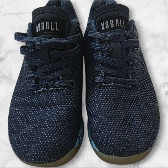 Nobull Superfabric Trainer Low Sneakers Navy Blue Womens Size 6.5 Mens 5 - Picture 3 of 11